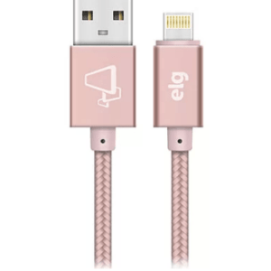 Cabo De Sincronia/recarga Lightning 1m Rosa L810brg Elg Bt 1 Un
