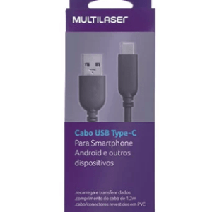 Cabo De Sincronia/recarga Tipo-c 1,2m Wi349 Multilaser Bt 1 Un