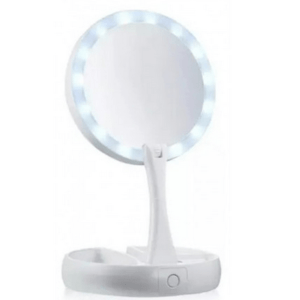 Espelho De Mesa Duplo Com 13 Leds - Le-mr14