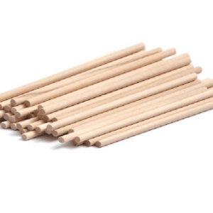 Palito Redondo Natural 15x0,5cm 30 Unidades