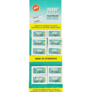 Lâmina Inox Para Barbear 50 Peças - Derby