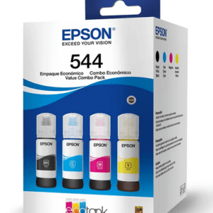 Kit Garrafa Epson T544 Para Ecotank Preto, Ciano, Magenta, Amarelo - Un 1 Un