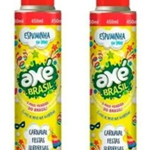 2 Espuma Carnaval Spray Espuminha Festa 400ml
