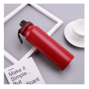Garrafa Térmica Inox 750ml Quente Gelado Chopp Agua Academia Vermelho