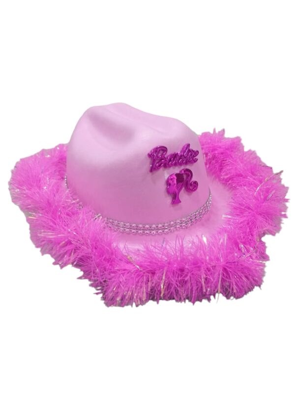 Chapéu Da Barbie Infantil Personalizado Country Lindo Festas - Image 3