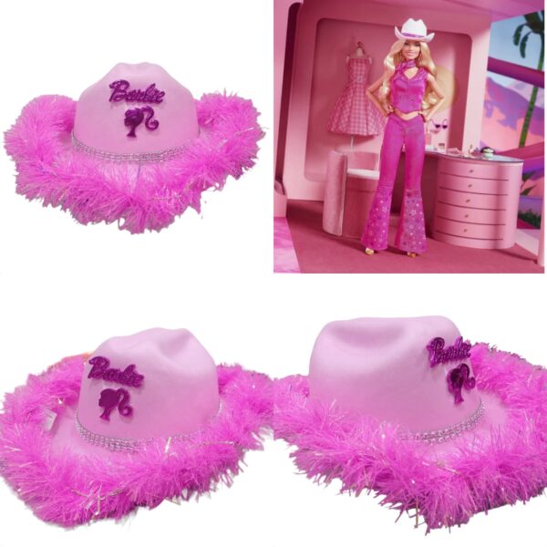 Chapéu Da Barbie Infantil Personalizado Country Lindo Festas - Image 8