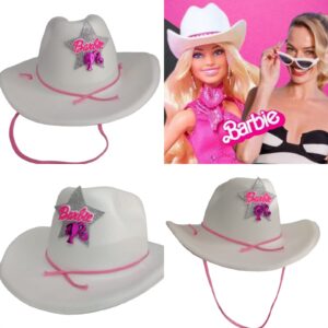 Barbie Boiadeira Chapéu Branco Personalizada